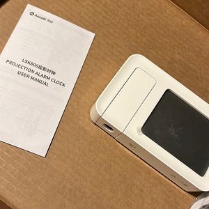 Projection alarm clock.